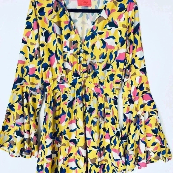 Maaji Anemone Yellow Maxi Dress. - Picture 6 of 14